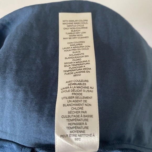 CHICO’S V Neck Women’s Tanks Top Shirt Size M Blue Color - Picture 8 of 8